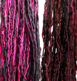 LAST Clip-In Dreads pink black or shades of purple