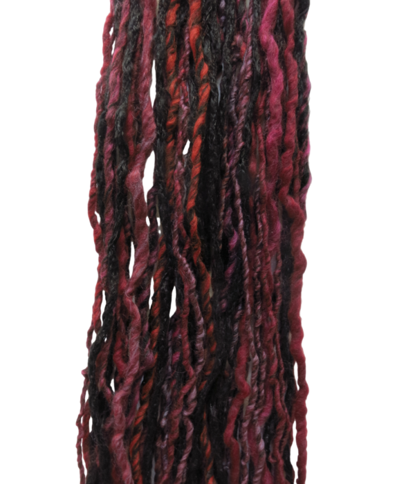 LAST Clip-In Dreads pink black or shades of purple