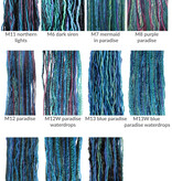 Clip-in Dreads MERMAID & PEACOCK