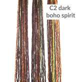 Clip-in Boho Dreads BROWN & COLORS