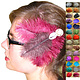 Kauri Straußenfeder Tribal Fascinator