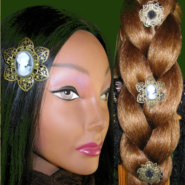Ophelia Steampunk Hair Jewelry Set