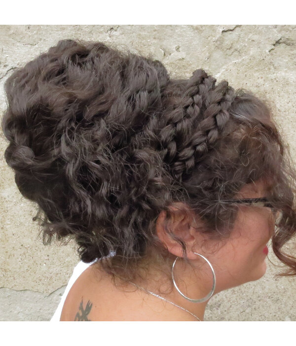 Layered Bun Messy Hochsteckfrisur L
