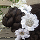 Silber weiße Hochzeit Blumen, 2-11 Stk