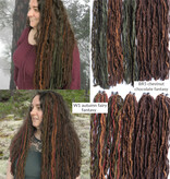 Clip-In Dreads BROWNS & BLACK