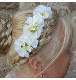 Small Hair Flowers white