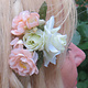 Shabby Chic Hair Flower Bouquet 2x