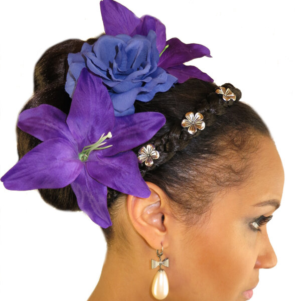 Paradise Lily Hair Flower Set