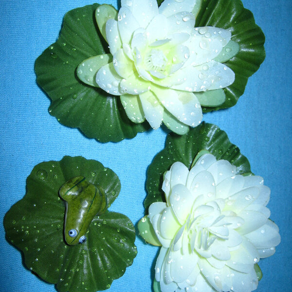 Mermaid Water Lily Hair Flower Set