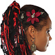 Goth Dragon Hair Flower Set