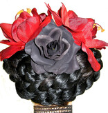Gothic Diva Haarblumen Set