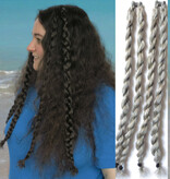 Messy Clip-In Accent (Twist) Braids S