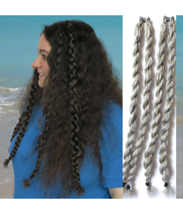 Messy Clip-In Akzent (Twist) Zöpfe S