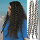 Messy Clip-In Accent (Twist) Braids S