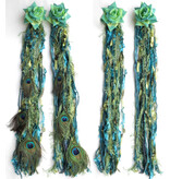 Mermaid (Peacock) hip & hair tassel clip/ yarn fall Mermaid (Peacock) hip & hair tassel clip/ yarn fall