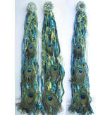 Mermaid (Peacock) hip & hair tassel clip/ yarn fall Mermaid (Peacock) hip & hair tassel clip/ yarn fall