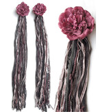 Nostalgia Peacock hip & hair tassel clip/ hair fall