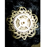 3 Mechanical Steampunk Hair Flowers