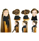 Braided Hair Bund, voluminous