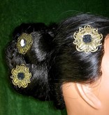 Steampunk Goth Hair Flower