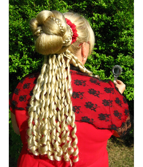 Clip-in Regency club curls, historic ringlets, Sissi/ Baroque