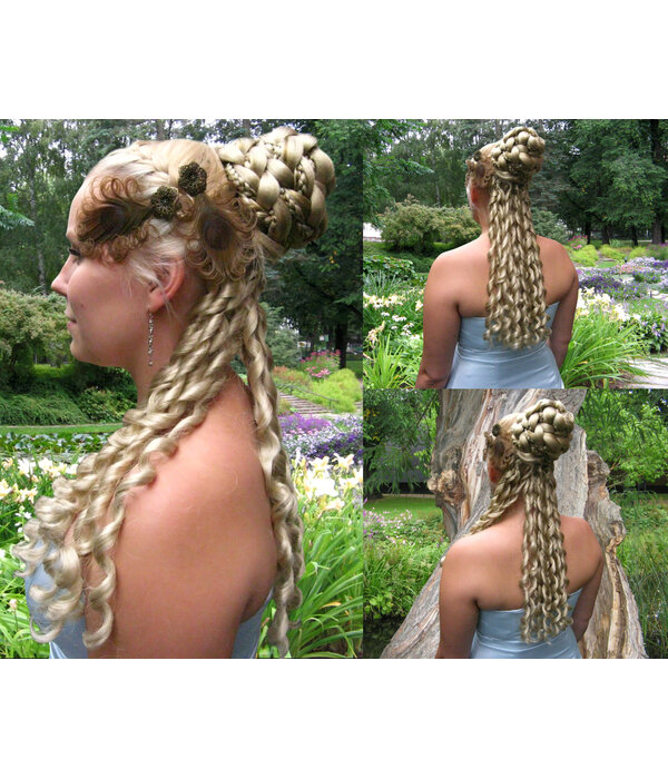 Clip-in Regency club curls, historic ringlets, Sissi/ Baroque