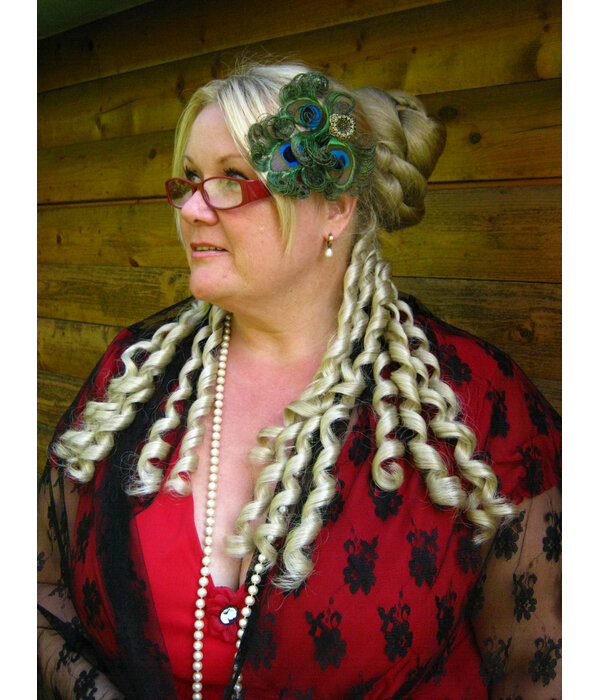 Clip-in Korkenzieherlocken, historisch, Barock oder Sissi