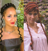 Ringellocken Clip-ins, einzelne Locken