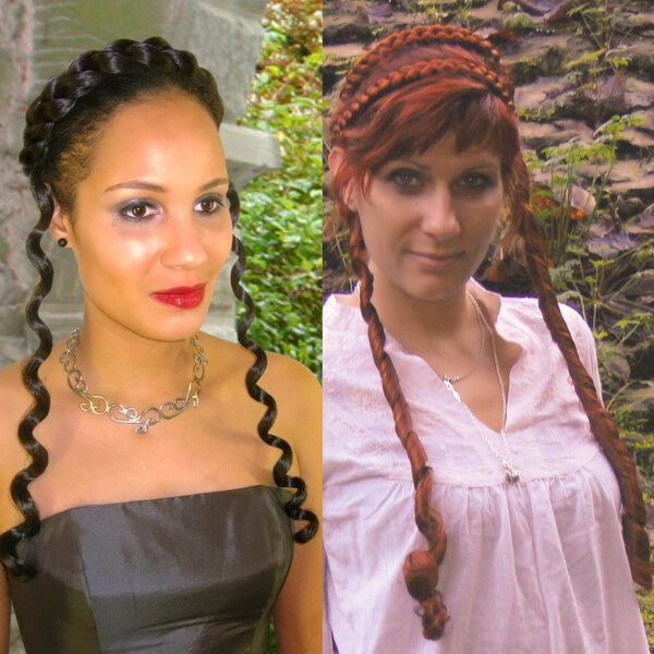 Ringlets, clip-in single curls