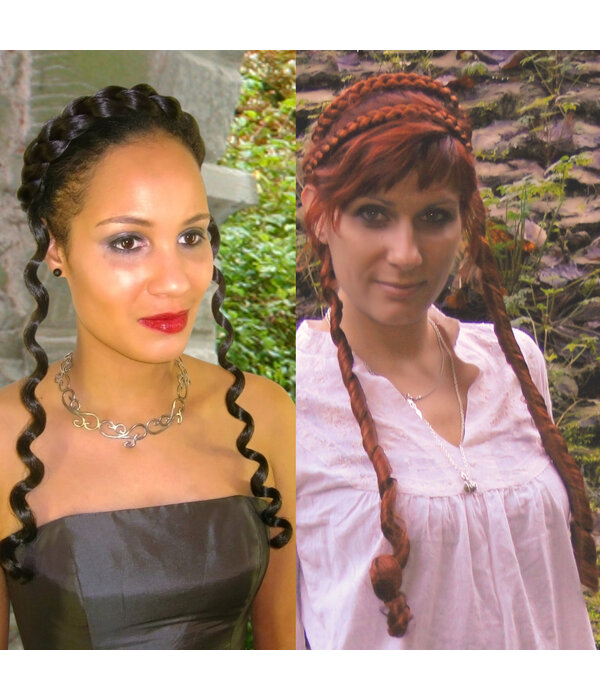 Ringellocken Clip-ins, einzelne Locken