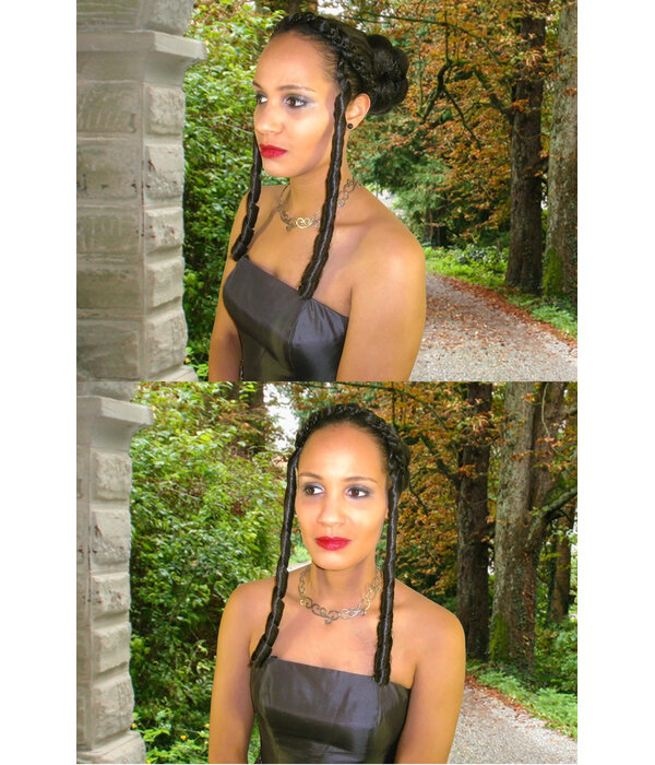 Ringellocken Clip-ins, einzelne Locken