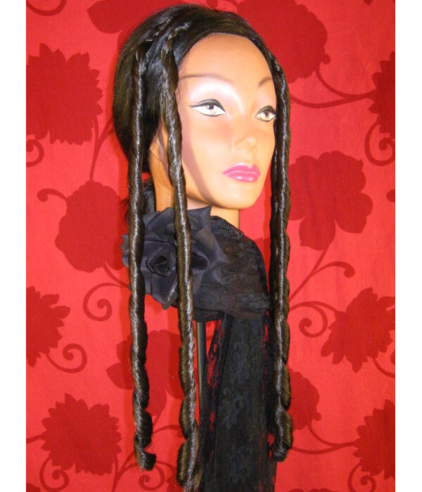 Korkenzieherlocken an Clips