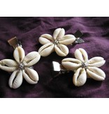 Cowry Hair Jewelry, silver