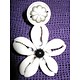 2 Cowry Hair & Belt Clips, black