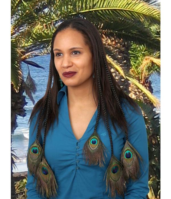 Peacock Hair Pieces In A Set With Some Discount We Custom Match