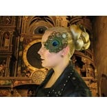 Steampunk Peacock Feather Fascinator