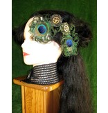 Steampunk Peacock Feather Fascinator