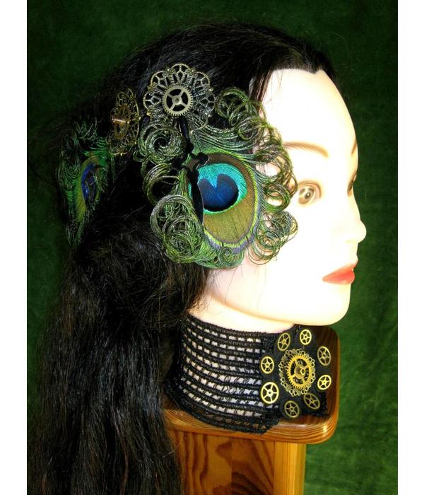 Zeitgeist Peacock Hair Jewelry Set