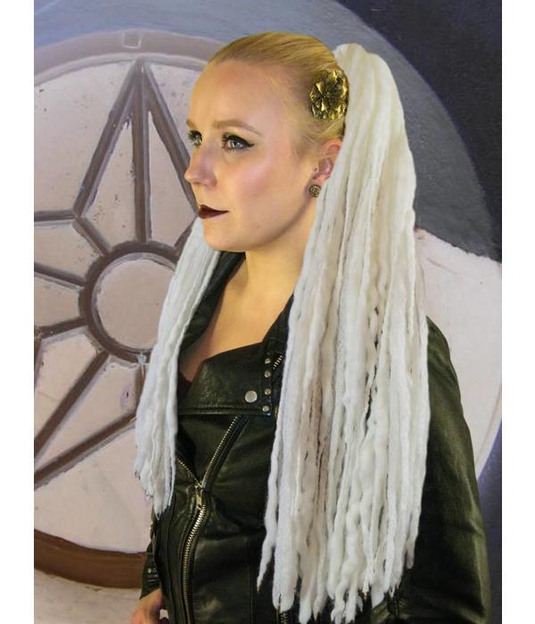 Platinum Blonde Steampunk Dreadlocks Magic Tribal Hair