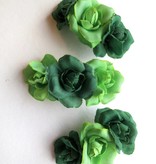 Green Rose Hair Flowers