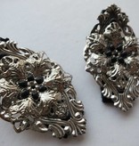 Gothic Silber-Schneeflocke Haarclip