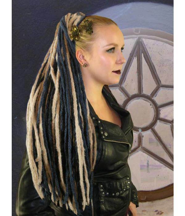 Steampunk Gothic Dreads Black Blonde Magic Tribal Hair