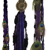 Purple Dream Peacock hip tassel
