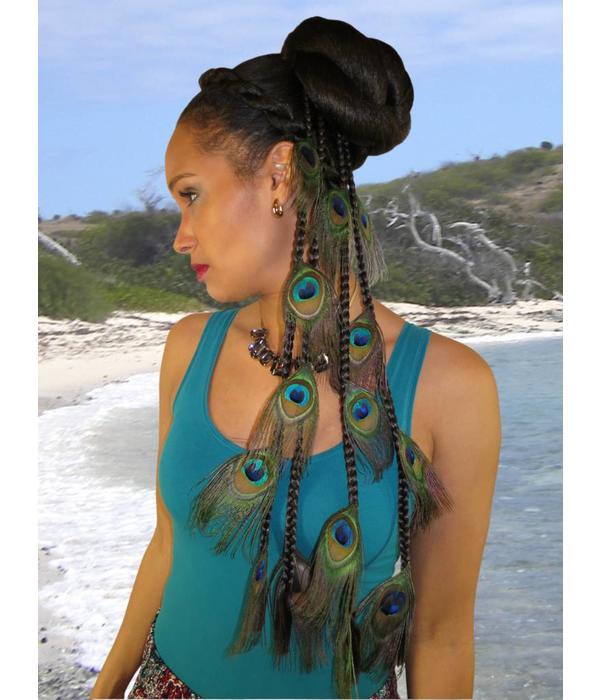 Peacock Feather Extensions For Your Perfect Summer Styling