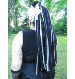 Black & Grey Goth Dread Falls