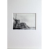 De Molen in passepartout