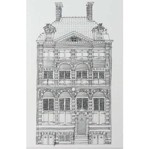 Postcard Rembrandt's House 