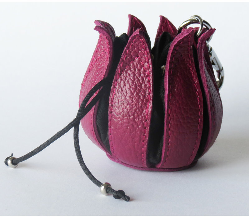 Small Pouch in fuchsia