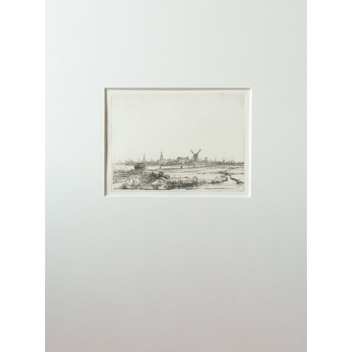ETCHING View of Amsterdam 