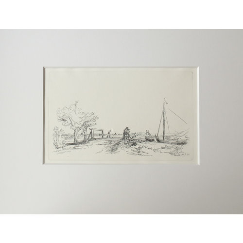 ETCHING Six's Bridge 